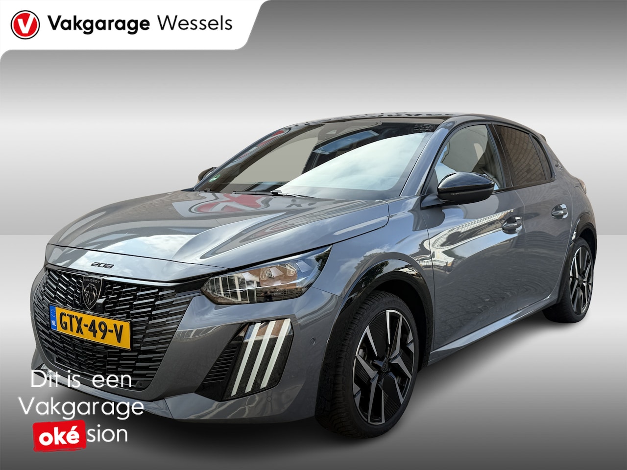 Peugeot 208 - 1.2 Hybrid Automaat GT | Panoramadak | LM | PDC | Camera | Selenium Grijs | - AutoWereld.nl
