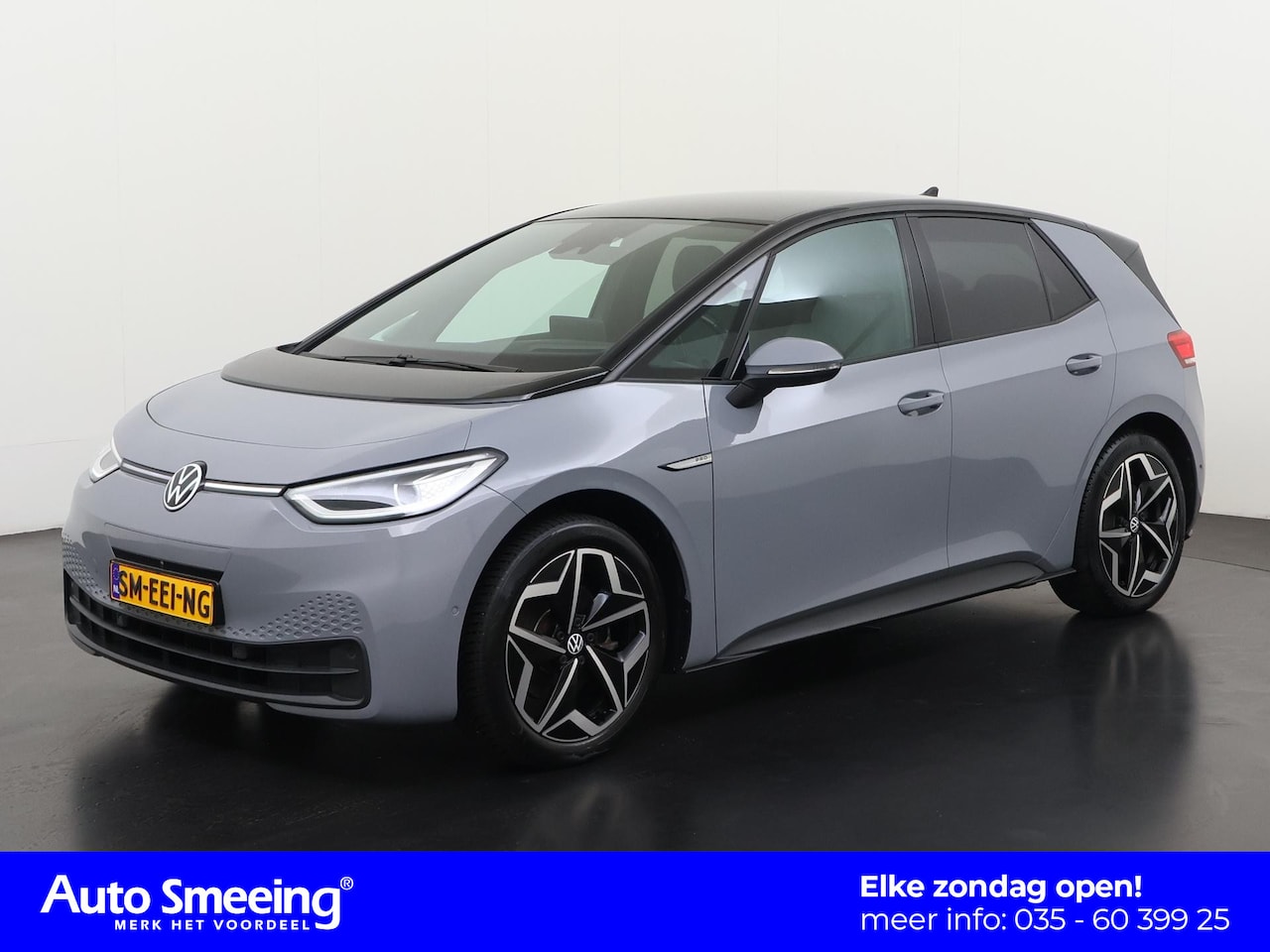 Volkswagen ID.3 - Pro 58 kWh | SOH 94% | Warmtepomp | 3 Fase | Panoramadak | Stuurverwarming | Zondag Open! - AutoWereld.nl