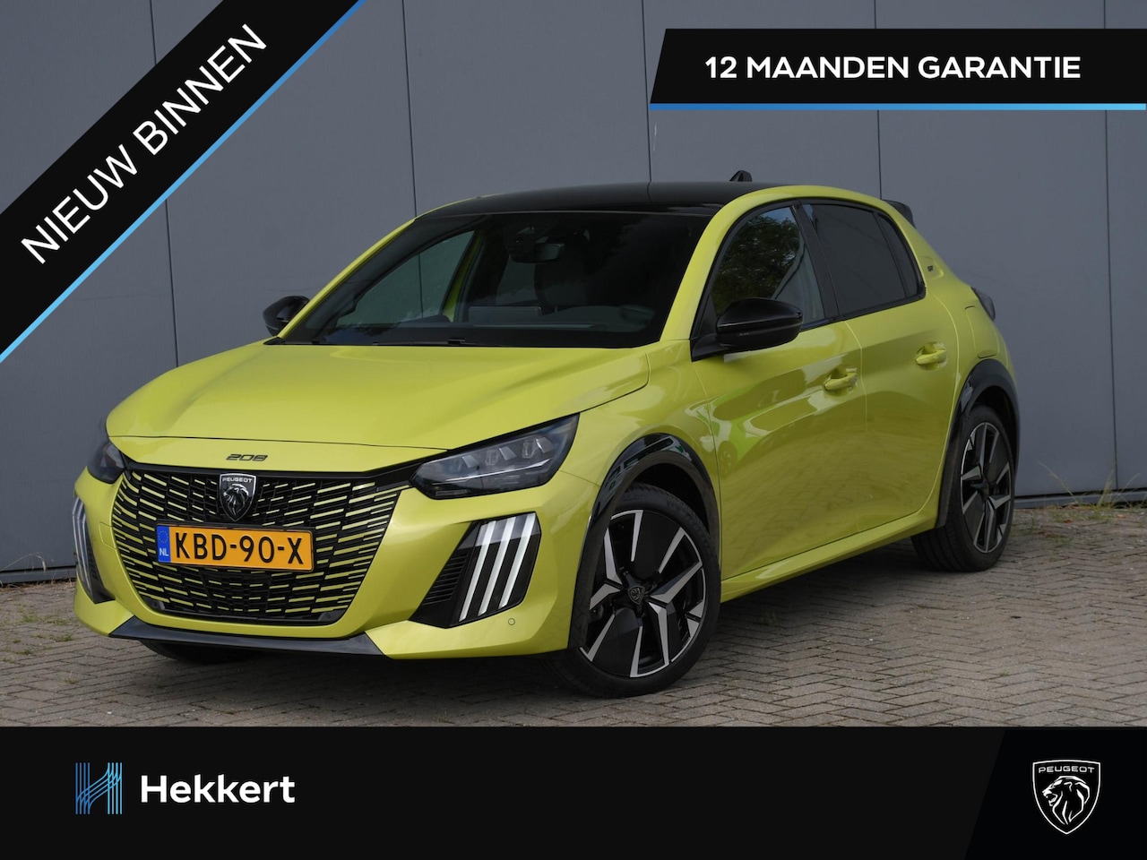 Peugeot 208 - GT 1.2 Hybrid 145pk Automaat CAMERA | CRUISE | 17''LM | TREKHAAK | SFVEERLICHTING | DAB | - AutoWereld.nl