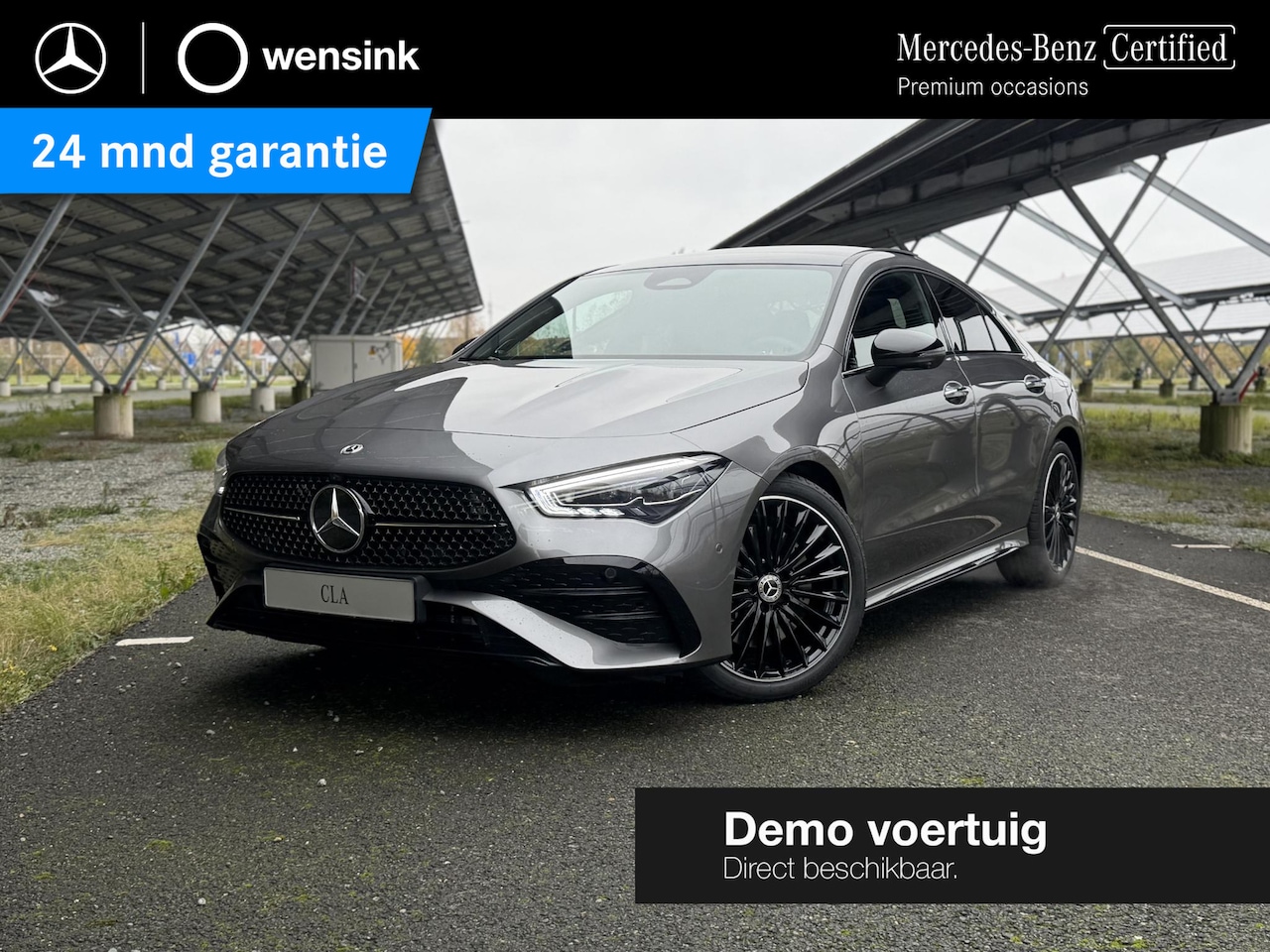 Mercedes-Benz CLA-Klasse - 180 Business Solution AMG | Nightpakket | Panoramadak | AMG Line Plus | Burmester | Elek. - AutoWereld.nl