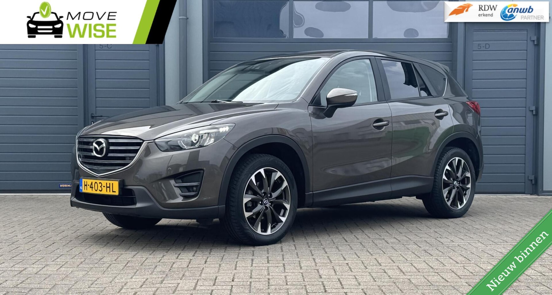 Mazda CX-5 - 2.0 4WD 160pk | 1.800 Trekgewicht | Trekhaak | Zeer Compleet | Leer | Panoramadak | Carpla - AutoWereld.nl