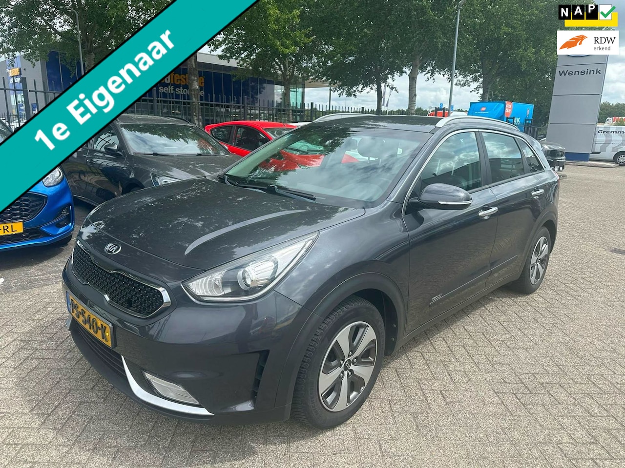 Kia Niro - 1.6 GDi Hybrid Dynamic 1e eig. Carplay Clima Navi Trekhaak 1400kg. - AutoWereld.nl
