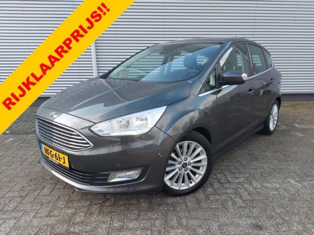 Ford C-Max - 1.0 Titanium airco,cruisecontrol,navigatie/camera,parkeersensoren, - AutoWereld.nl