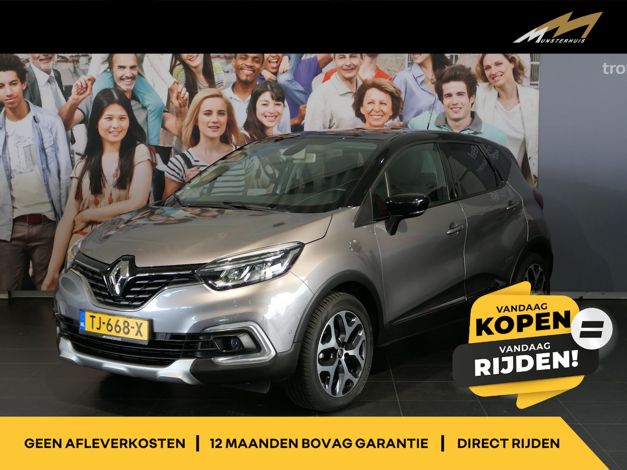 Renault Captur - 0.9 TCe Intens - Parkeerassistent - Camera - Dodehoek - Sensor V+A - AutoWereld.nl