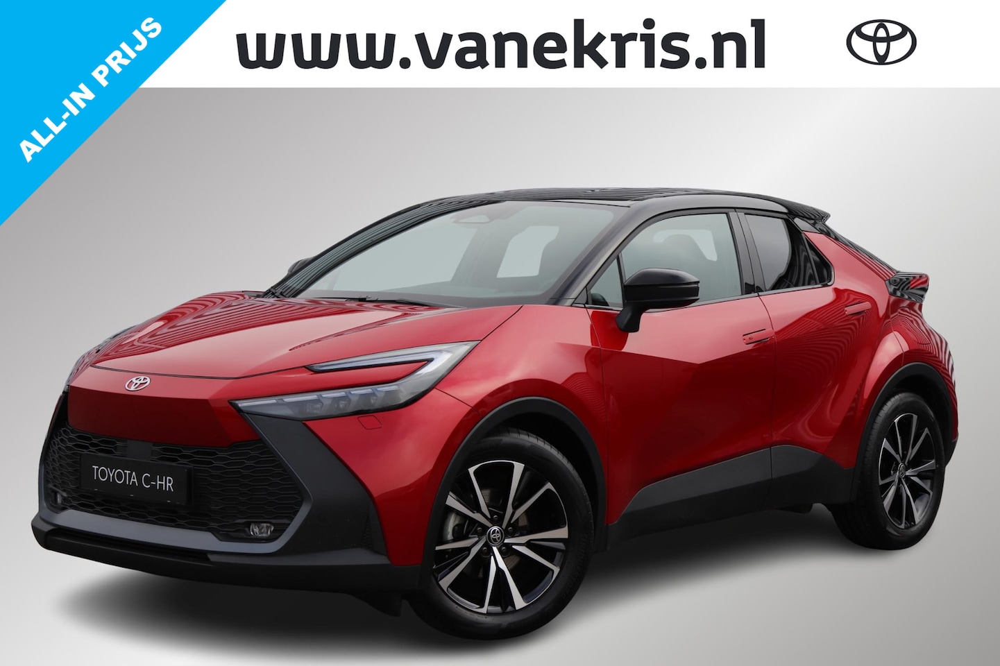 Toyota C-HR - 1.8 Hybrid 140 First Edition, Limited Bi-Tone Stoel- Stuurverwarming, Apple Carplay/Androi - AutoWereld.nl