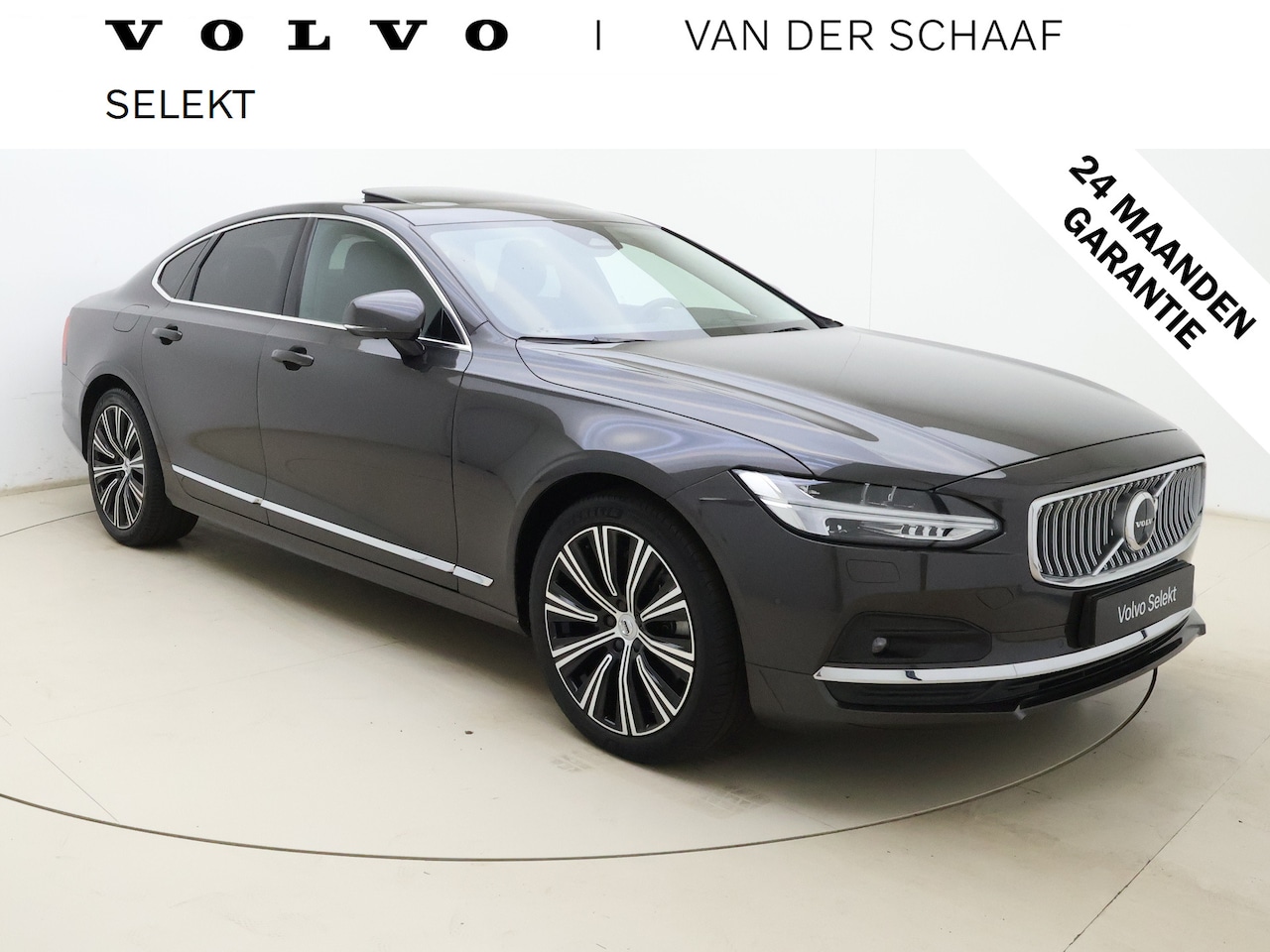 Volvo S90 - B4 211pk Ultimate Bright / Luchtvering / Bowers&Wilkins Audio / Massage / Dubbel Glas / Sc - AutoWereld.nl