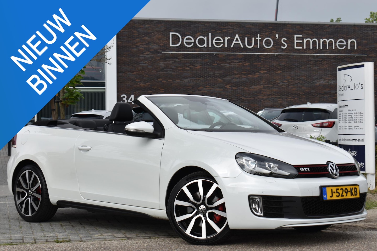 Volkswagen Golf Cabriolet - 2.0 TSI GTI LEDER LED LMV NAVI TOP! - AutoWereld.nl