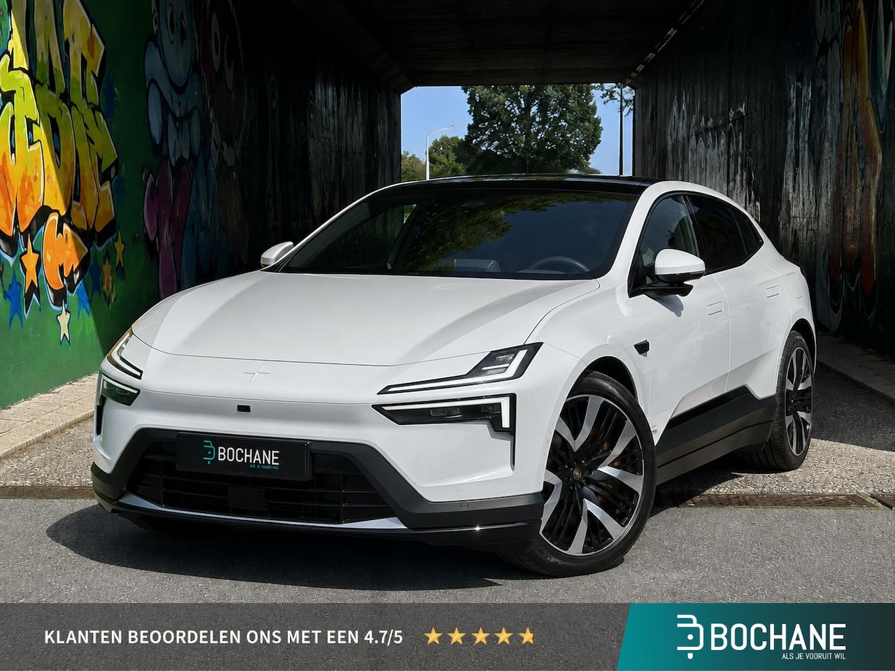 Polestar 4 - Long Range Single motor 100 kWh PANORAMADAK | SOH 100 % | NAVIGATIE | 360 GRADEN CAMERA - AutoWereld.nl