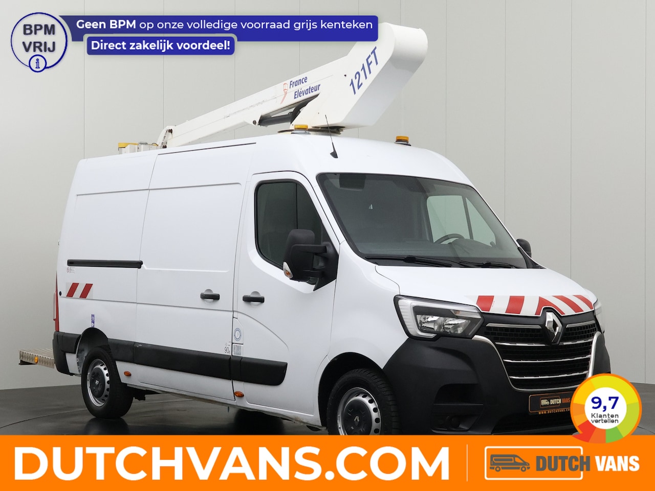 Renault Master - 2.3DCI 130PK L2H2 Hoogwerker 12Mtr | Airco | Cruise | 3-Zits | Trekhaak - AutoWereld.nl