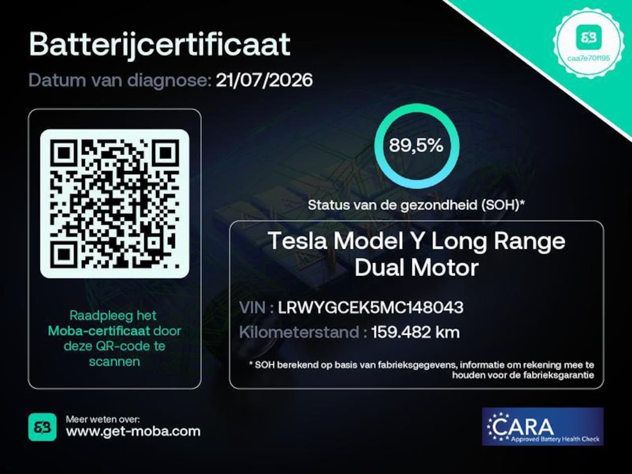Tesla Model Y - Long Range 351pk AWD 89.5% SoH [ AUTOPILOT+20 INCH+PREMIUM AUDIO ] - AutoWereld.nl