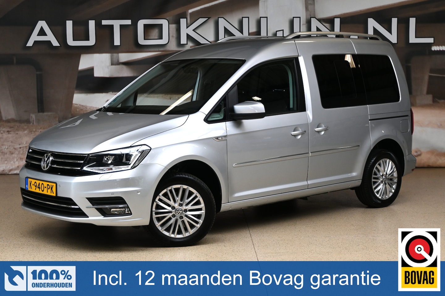 Volkswagen Caddy - 1.4 TSI 126pk Trendline Camera | Climat | Leer/ Alcantara 100% (Dealer) onderhouden label - AutoWereld.nl