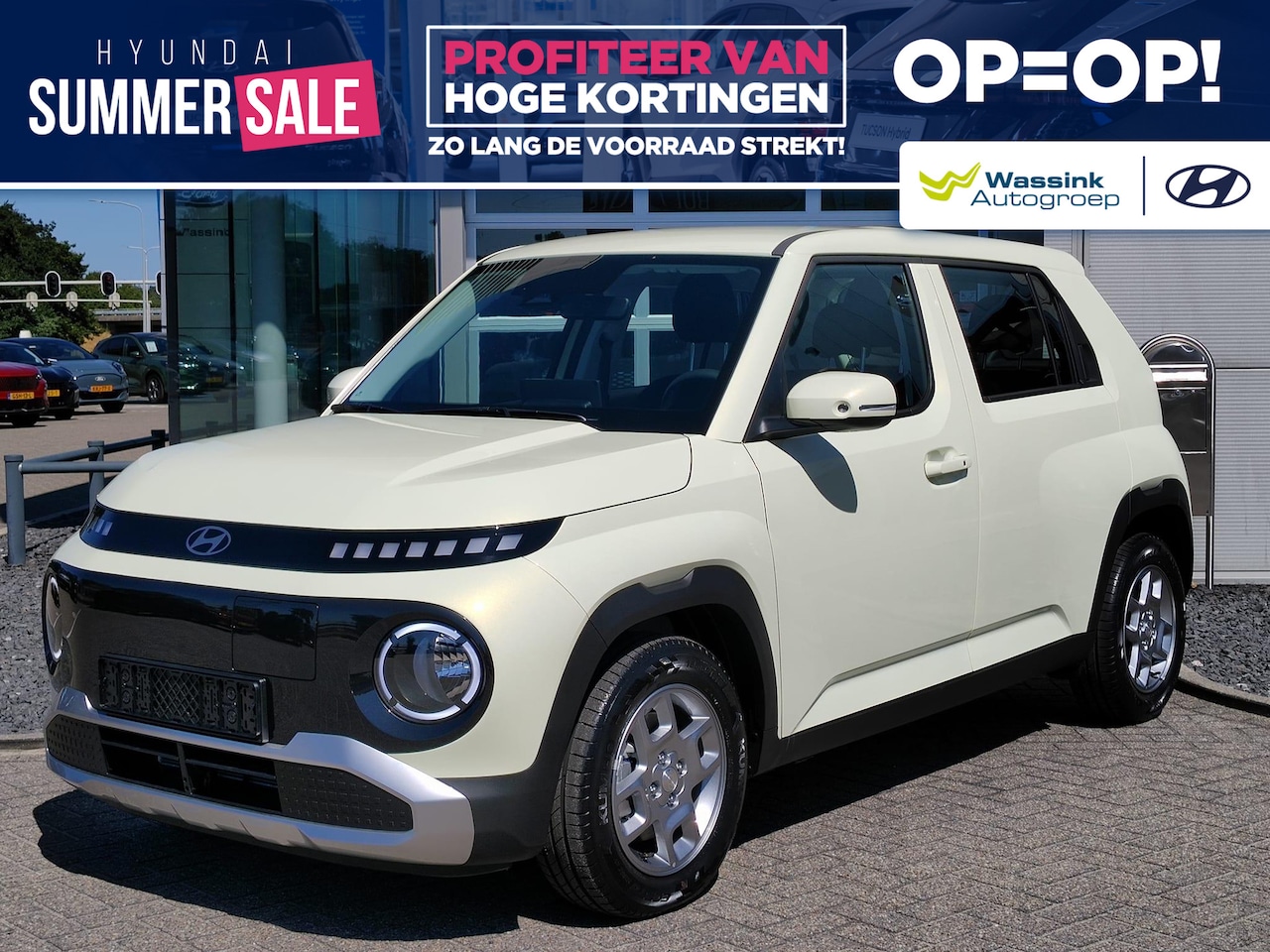 Hyundai Inster - E-Motion 5p. 42 kWh VOORRAAD VOORDEEL | Airconditioning | Camera | Licht metalen velgen | - AutoWereld.nl