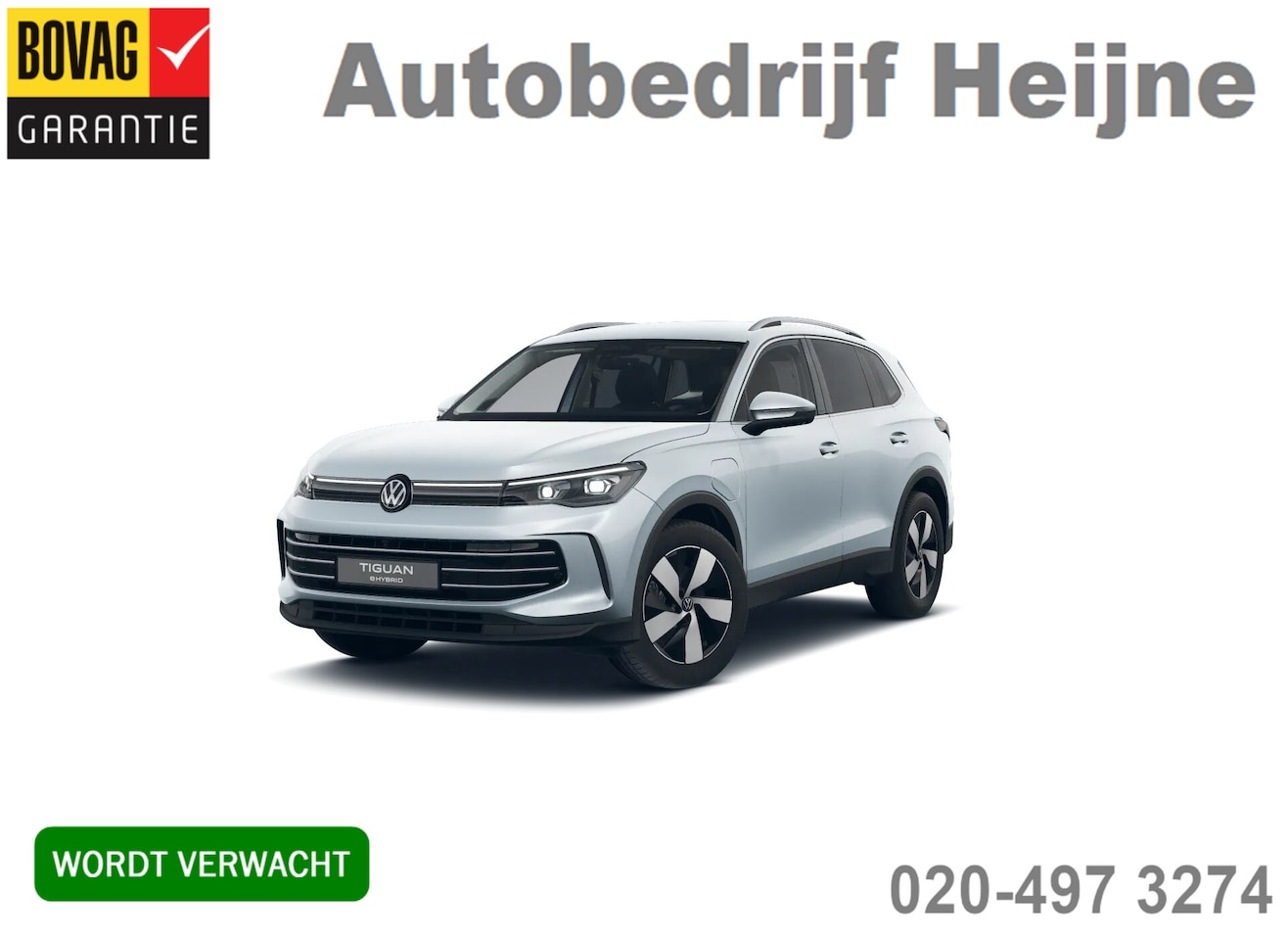 Volkswagen Tiguan - 1.5 204PK eHybrid SPORT ELEGANCE 360° CAMERA/HARMAN/LEDER/TREKHAAK fabrieksgarantie 2030 - AutoWereld.nl