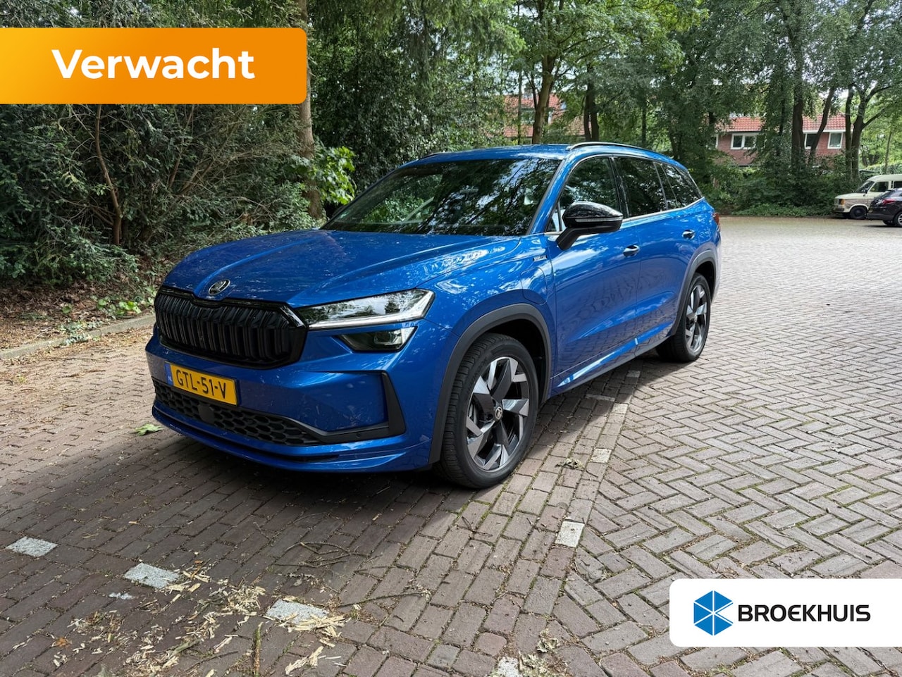Skoda Kodiaq - 1.5 TSI 204 pk PHEV Sportline Business 7-DSG | 360 Camera | Cruise control adaptief | Stoe - AutoWereld.nl