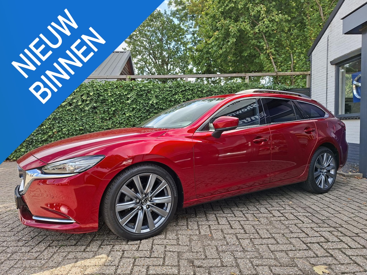 Mazda 6 Sportbreak - 2.0 SkyActiv-G 165 Signature Schuifdak, trekhaak - AutoWereld.nl