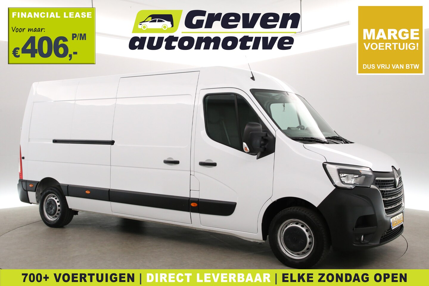 Renault Master - T35 2.3 dCi L3H2 | MARGE | Airco | Cruise | Slaapcabine | 3 Zits | Trekhaak | Parkeersens - AutoWereld.nl
