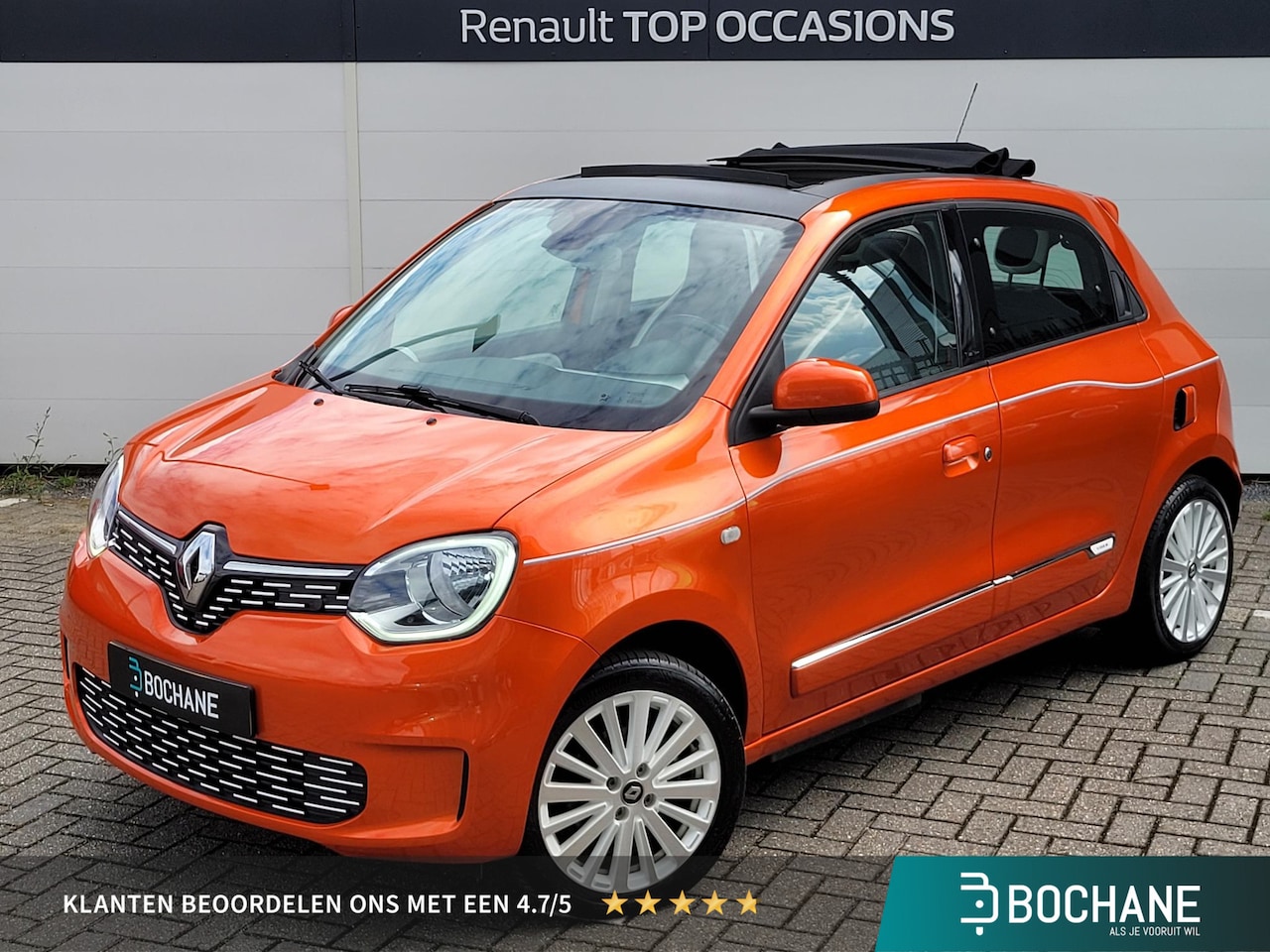 Renault Twingo Z.E. - R80 Série Limitée Vibes | Carplay | Elektrisch Stoffen Vouwdak | Cruise Control | Stoelver - AutoWereld.nl