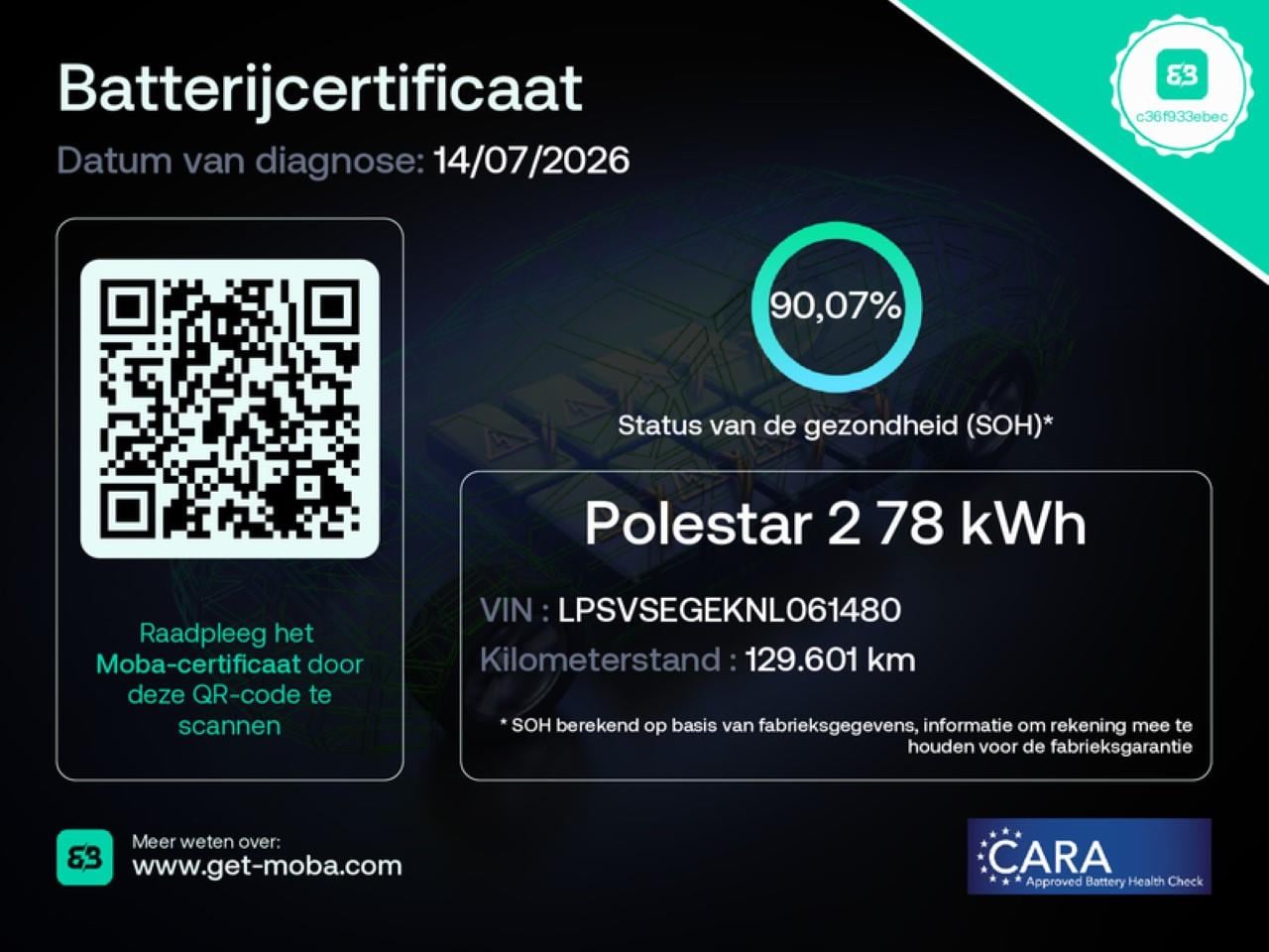 Polestar 2 - Long Range Single Motor 231PK 90% SoH [ TREKHAAK+PANO+STOELVERWARMING+19 INCH ] - AutoWereld.nl