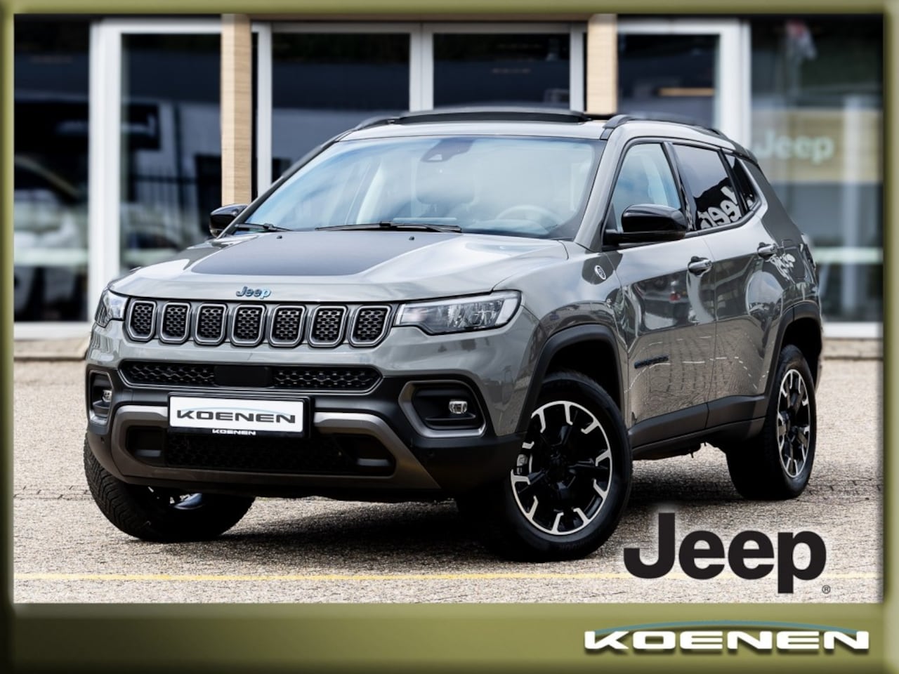 Jeep Compass - 4xE 240pk 4x4 Autom. PHEV Trailhawk CLIMATE C. / PANO / CRUISE C. - AutoWereld.nl
