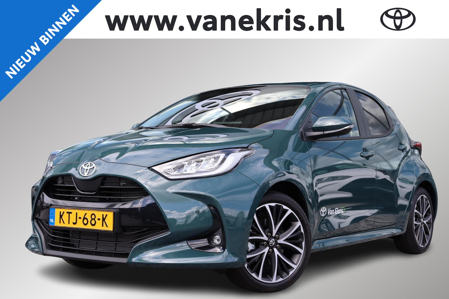 Toyota Yaris - 1.5 Hybrid 115 Dynamic 1.5 Hybrid 115 Dynamic, Comfort Pack, € 1000 Demo Voordeel! BSM, Apple Carplay / Android A - AutoWereld.nl