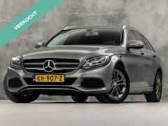 Mercedes-Benz C-klasse - 180 AMG Sport Automaat (NAVIGATIE, LEDER, CAMERA, STOELVERWARMING, SPORTSTOELEN, GETINT GL