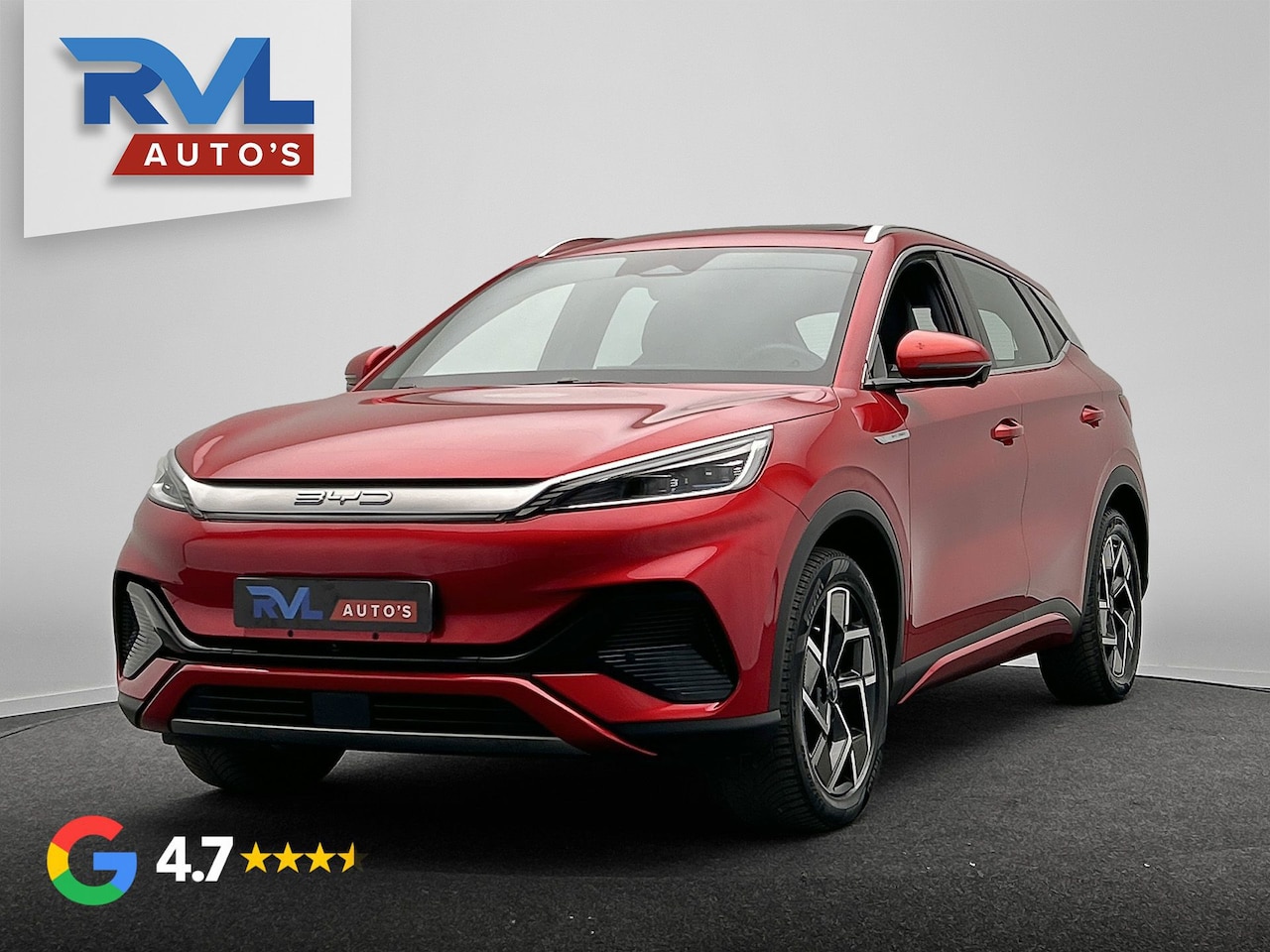 BYD Atto 3 - Design 60 kWh |*55 STUKS* | 204 PK | Pano/dak | Adapt/Cruise/Control | Leder/Beige/Blauw | - AutoWereld.nl