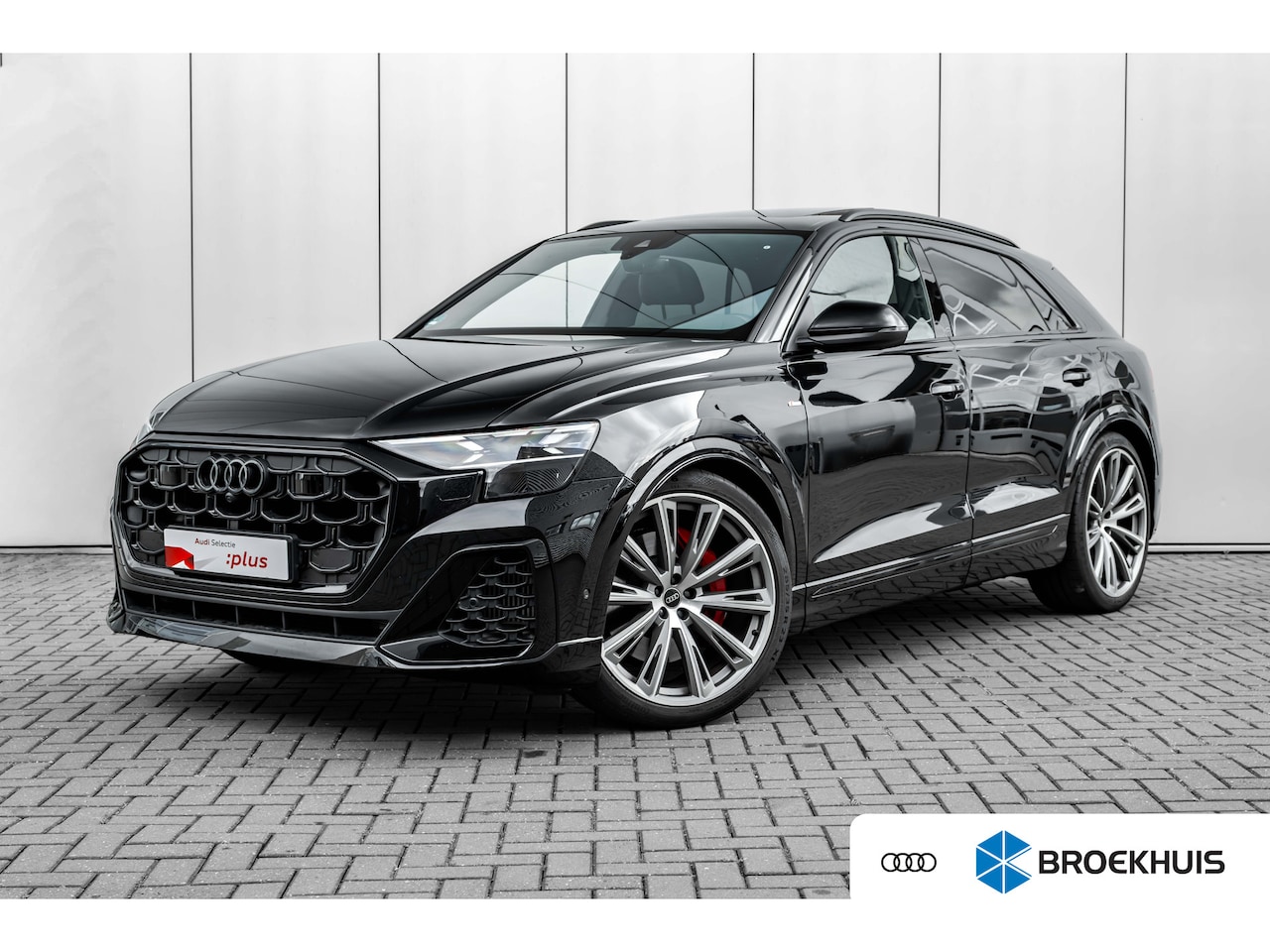 Audi Q8 - 55 TFSI e quattro Pro Line S 394 PK | Trekhaak | Vierwielsturing | Panoramadak | B&O | 360 - AutoWereld.nl