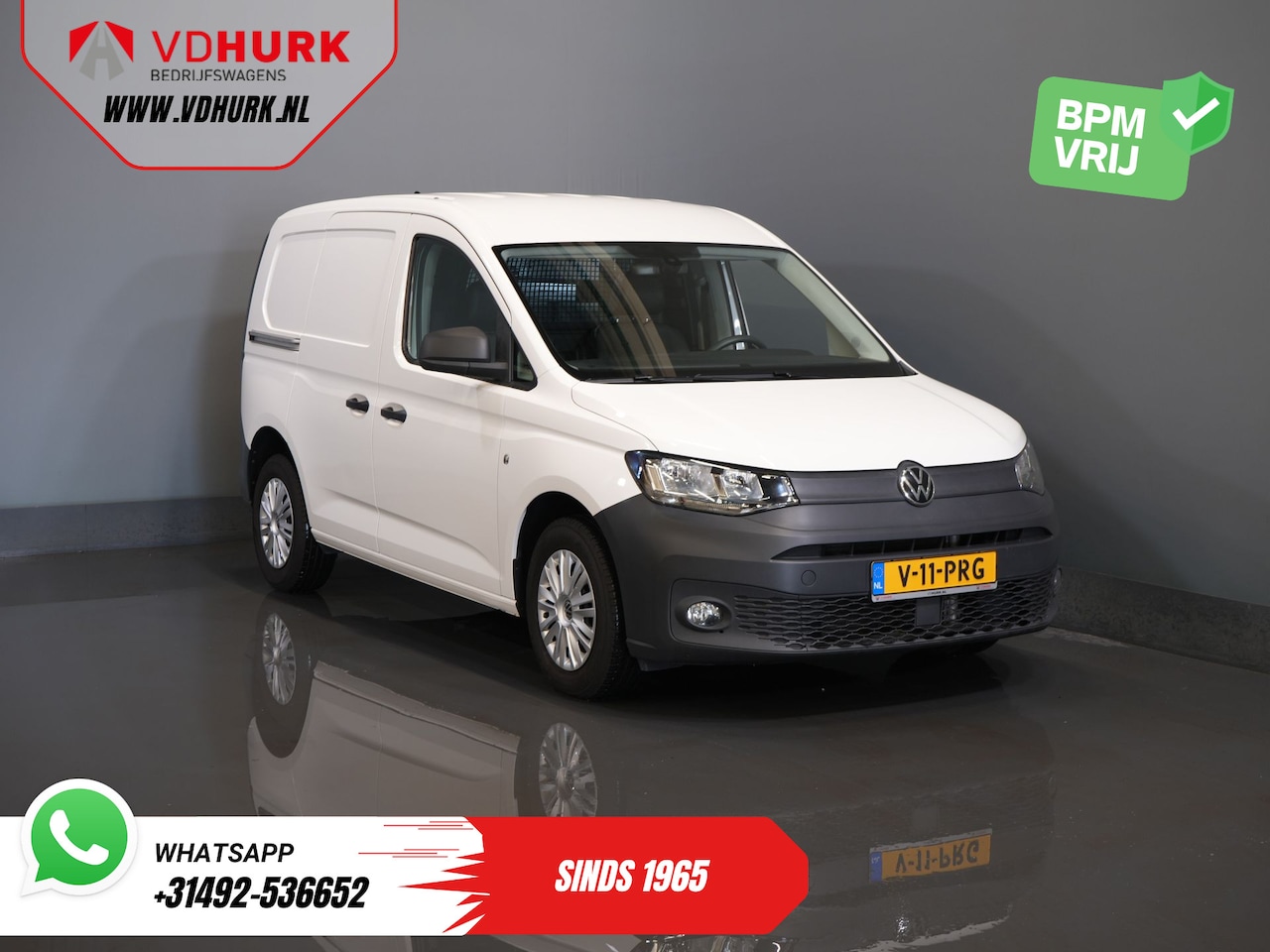 Volkswagen Caddy Cargo - 2.0 TDI 100 pk Omvormer/ Sortimo/ Cruise/ Airco/ DAB - AutoWereld.nl
