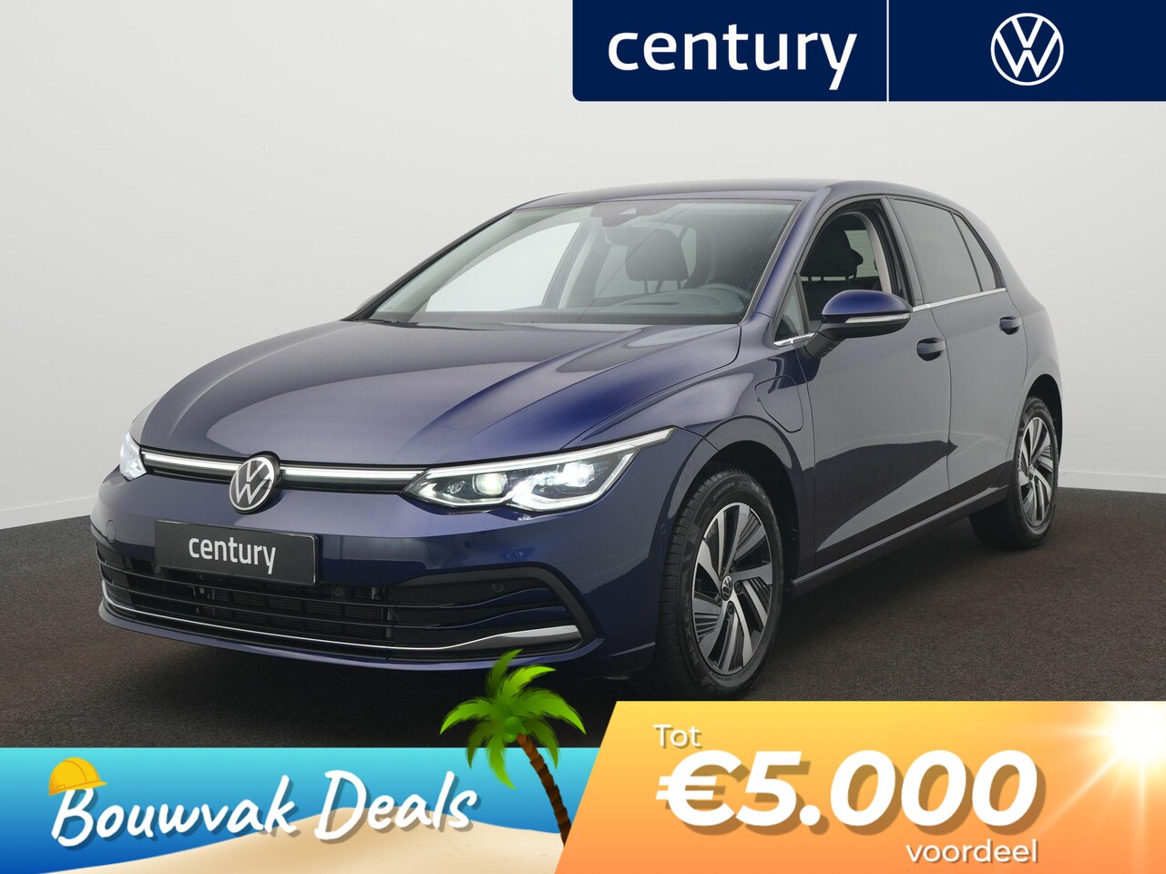 Volkswagen Golf - 1.4 eHybrid Style Automaat - HUD - Navigatie - Stoelverwarming - LED - ACC - Ergo-Active b - AutoWereld.nl