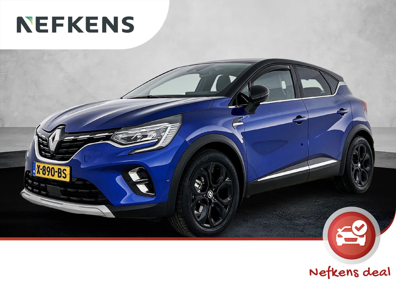 Renault Captur - 1.6 E-Tech Full Hybrid 145pk Techno Automaat | Trekhaak | Rondomzicht Camera | Cruise Cont - AutoWereld.nl