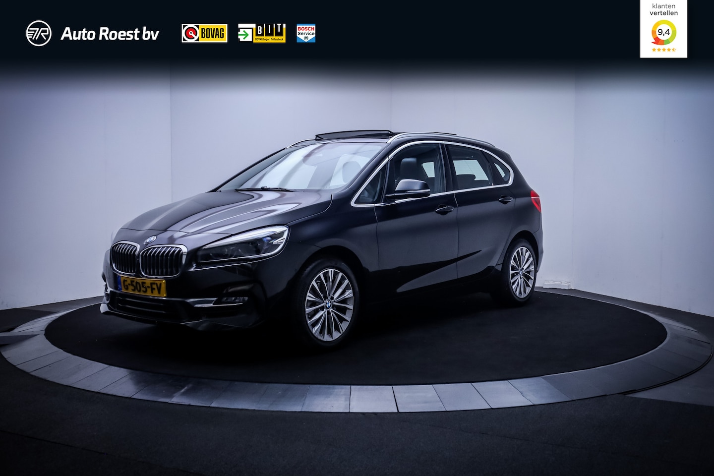 BMW 2-serie Active Tourer - 218iA High Executive AFGEKOCHT BMW ONDERHOUD 2029 | SCHUIFDAK | CAMERA | HEADUP | STOEL.VW - AutoWereld.nl