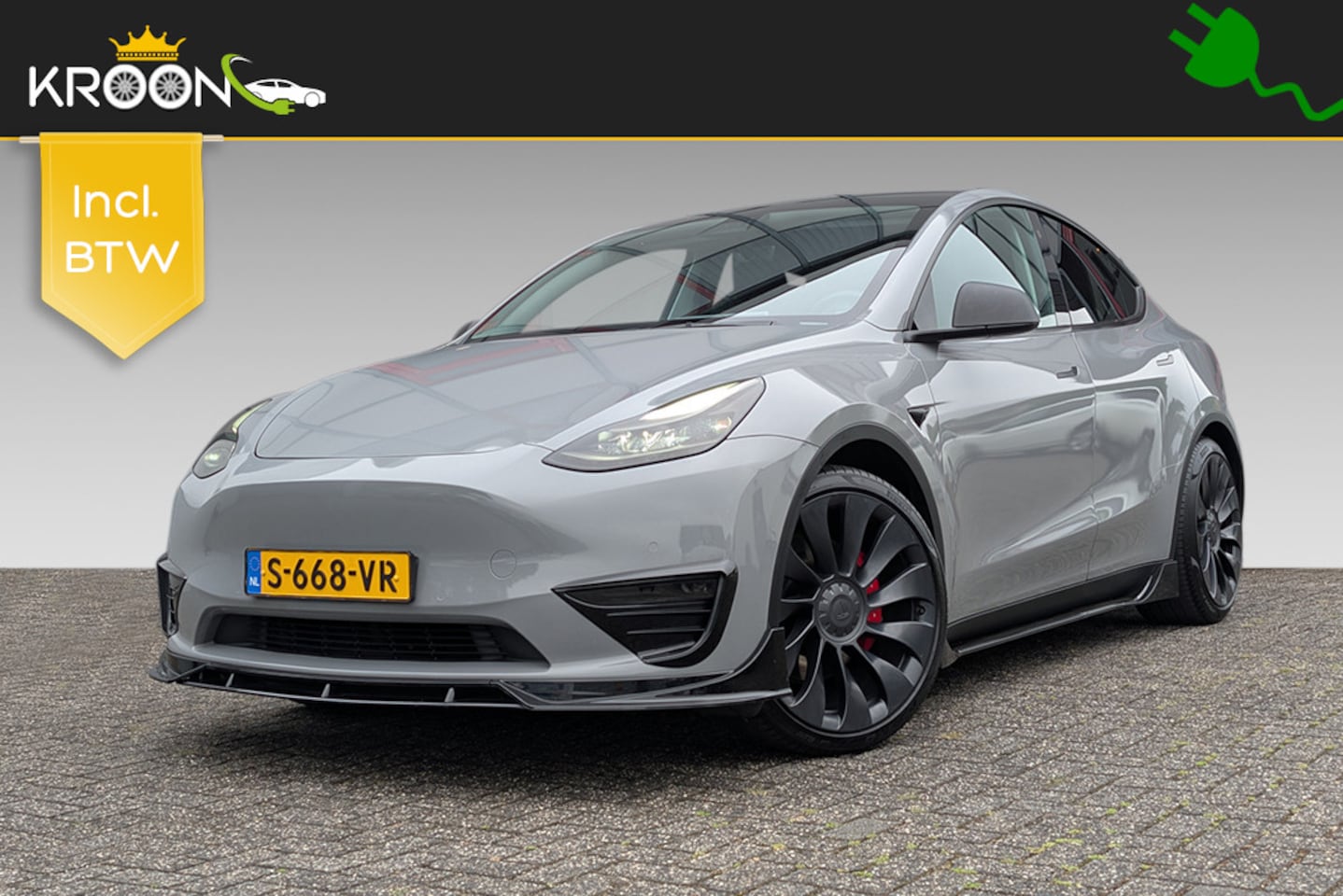 Tesla Model Y - Performance AWD 75kWh SOH 94% Bodykit Wrap Apple CarPlay / Android Auto - AutoWereld.nl