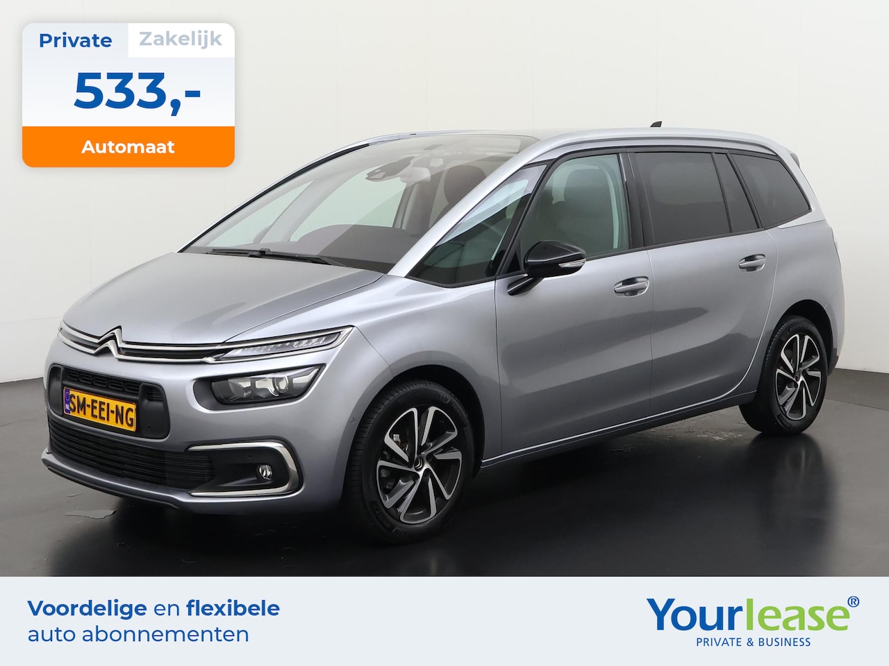 Citroën Grand C4 SpaceTourer - 1.2 PureTech Shine Automaat 7-persoons | All-in 533,- Private Lease | Direct uit voorraad - AutoWereld.nl