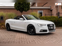 Audi A5 Cabriolet - 2.0 TFSI 220 PK Aut. S-Line Leder Xenon Stoelverwarming Cruise 18''