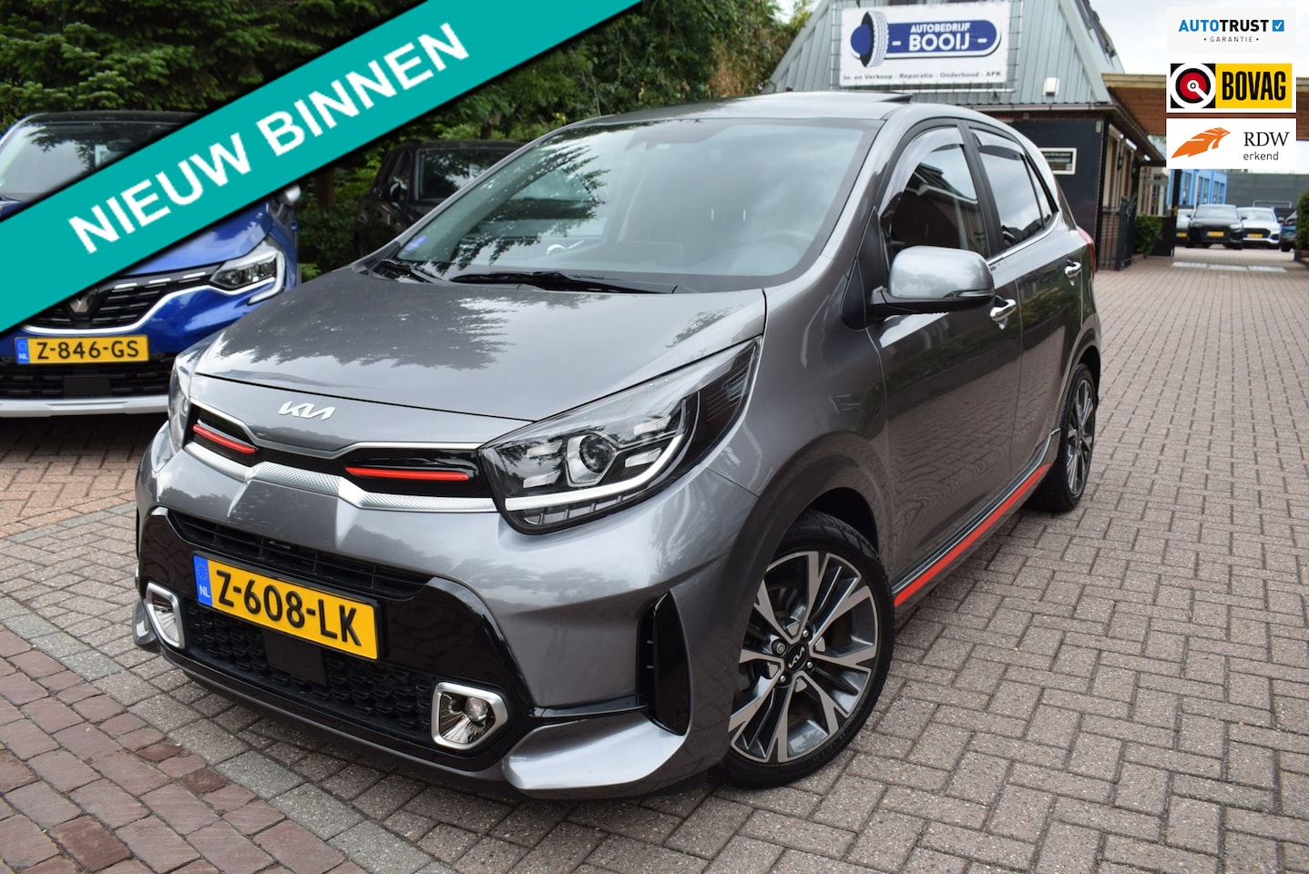 Kia Picanto - 1.0 T-GDi GT-Line 5p SCHUIF KANTEL DAK/CRUISE/AIRCO-ECC/NAVI/CAMERA/CARPLAY/XENON/BLUETOOT - AutoWereld.nl