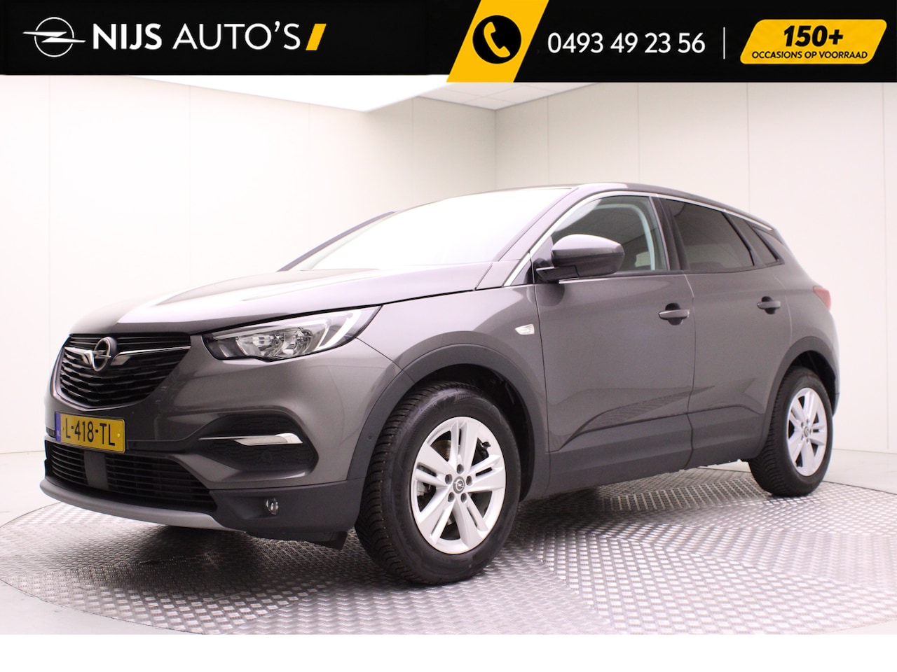 Opel Grandland X - 1.2 Turbo Innovation | trekhaak | dealer onderhouden | navi | pdc v/a+camera | carplay | c - AutoWereld.nl