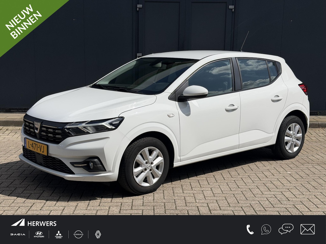 Dacia Sandero - 1.0 TCe 100 Bi-Fuel Essential / Trekhaak ( 1100 KG Trekgewicht )  / Cruise Control / 1ste - AutoWereld.nl