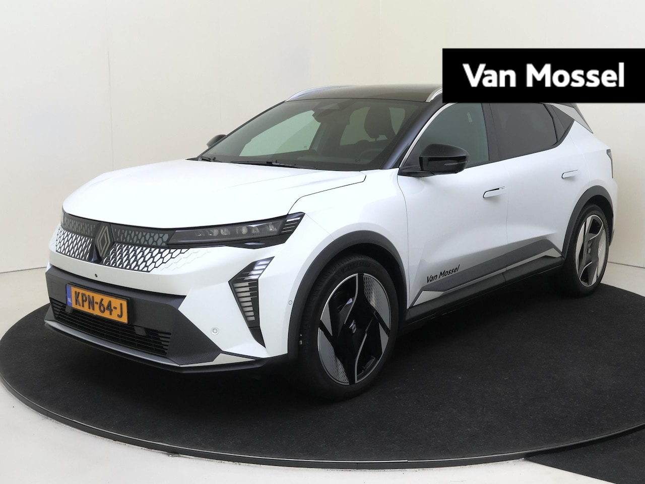 Renault Scenic E-Tech - EV87 long range iconic | Two-tone Blanc Nacré / Noir Etoilé - AutoWereld.nl