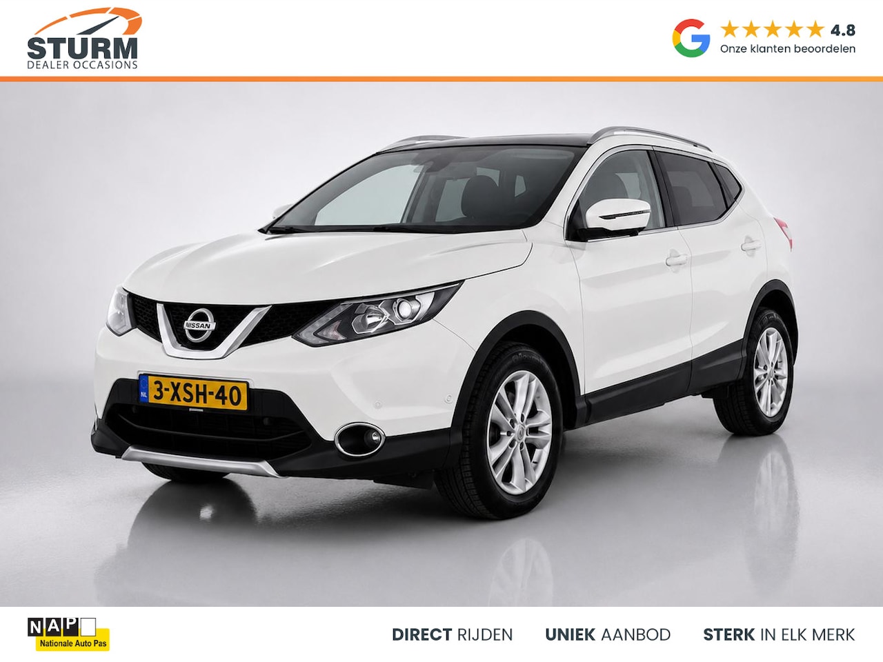 Nissan Qashqai - 1.2 Tekna Automaat incl. Trekhaak! - AutoWereld.nl