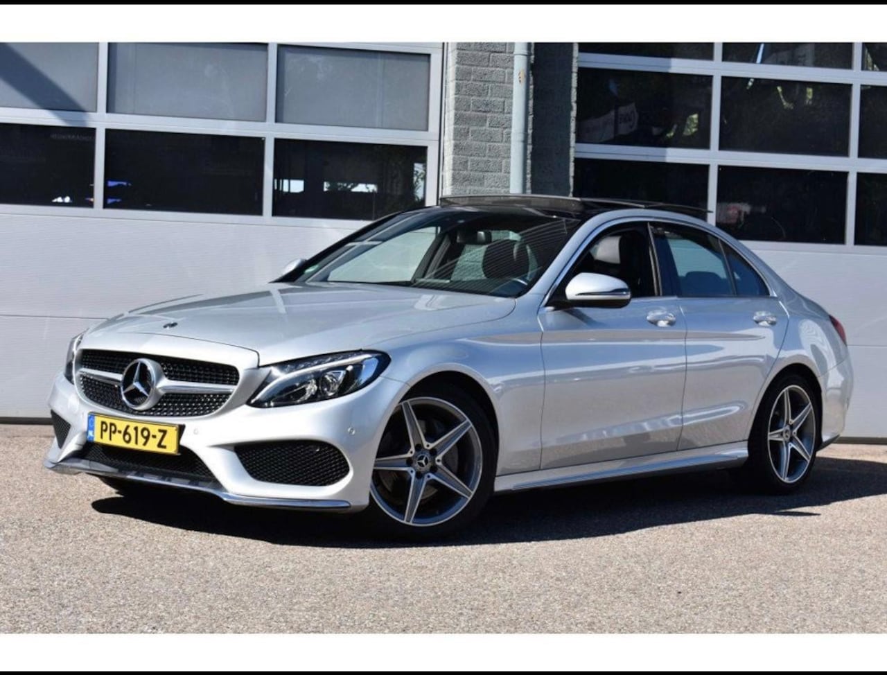 Mercedes-Benz C-klasse - 180 Business Solution AMG Bj:2017|Pano|Leder|NAP - AutoWereld.nl