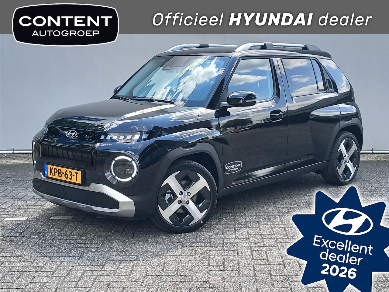 Hyundai Inster - 49 kWh 115pk 4-zits Evolve / Clima / Navi / Demo / BTW - AutoWereld.nl