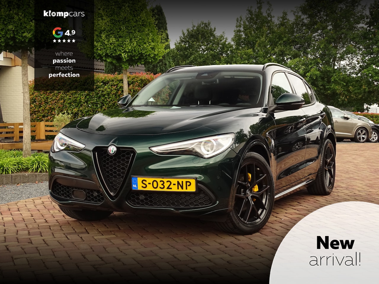Alfa Romeo Stelvio - 2.2d Customized Verde Visconti | Carplay | 20 inch | Leer | ETC. - AutoWereld.nl