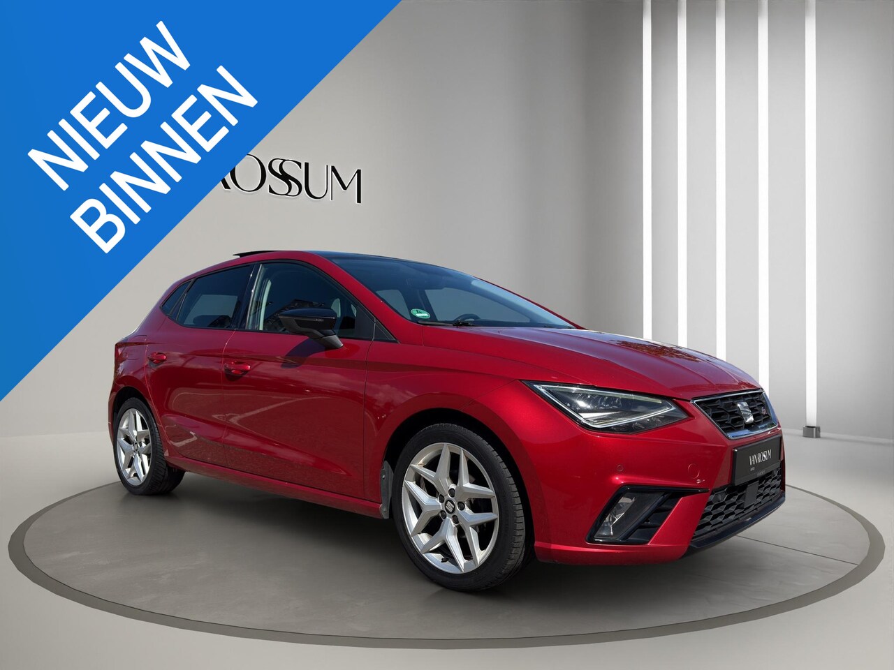 SEAT Ibiza - 1.0 TSI FR Panoramadak | Carplay | Parksensors | 17"Velg | Led | Sfeer | Cruise | Airco ( - AutoWereld.nl
