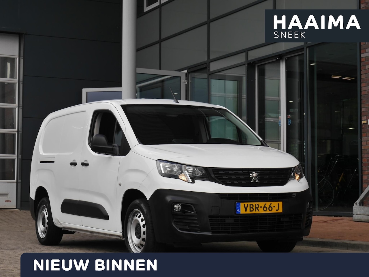 Peugeot Partner - 1.6 BlueHDI Premium Long | Marge auto | Airco | Cruise control | Navigatie | Parkeersensor - AutoWereld.nl