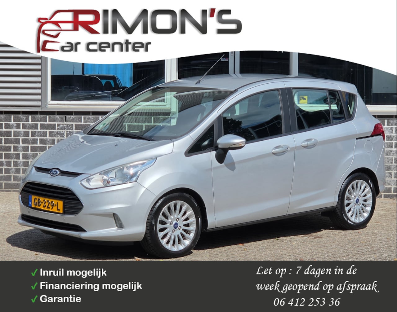 Ford B-Max - 1.0 EcoBoost Style Dealer Onderhouden Navi - AutoWereld.nl