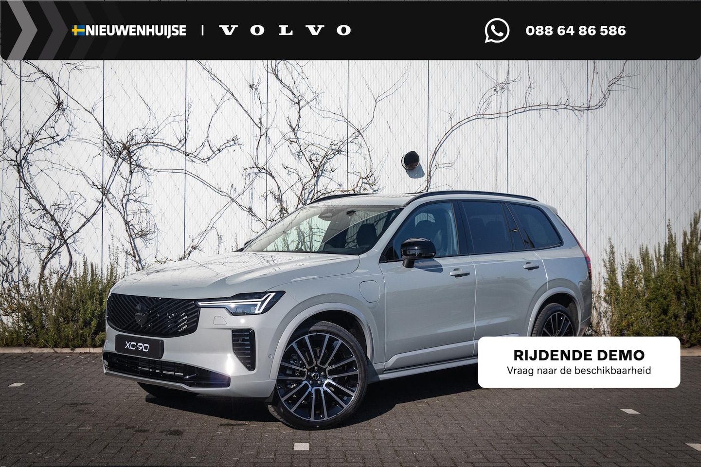 Volvo XC90 - 2.0 T8 Plug-in hybrid AWD Ultra Black Ed. Exec. | Geventileerd leder | Head-up Display | S - AutoWereld.nl