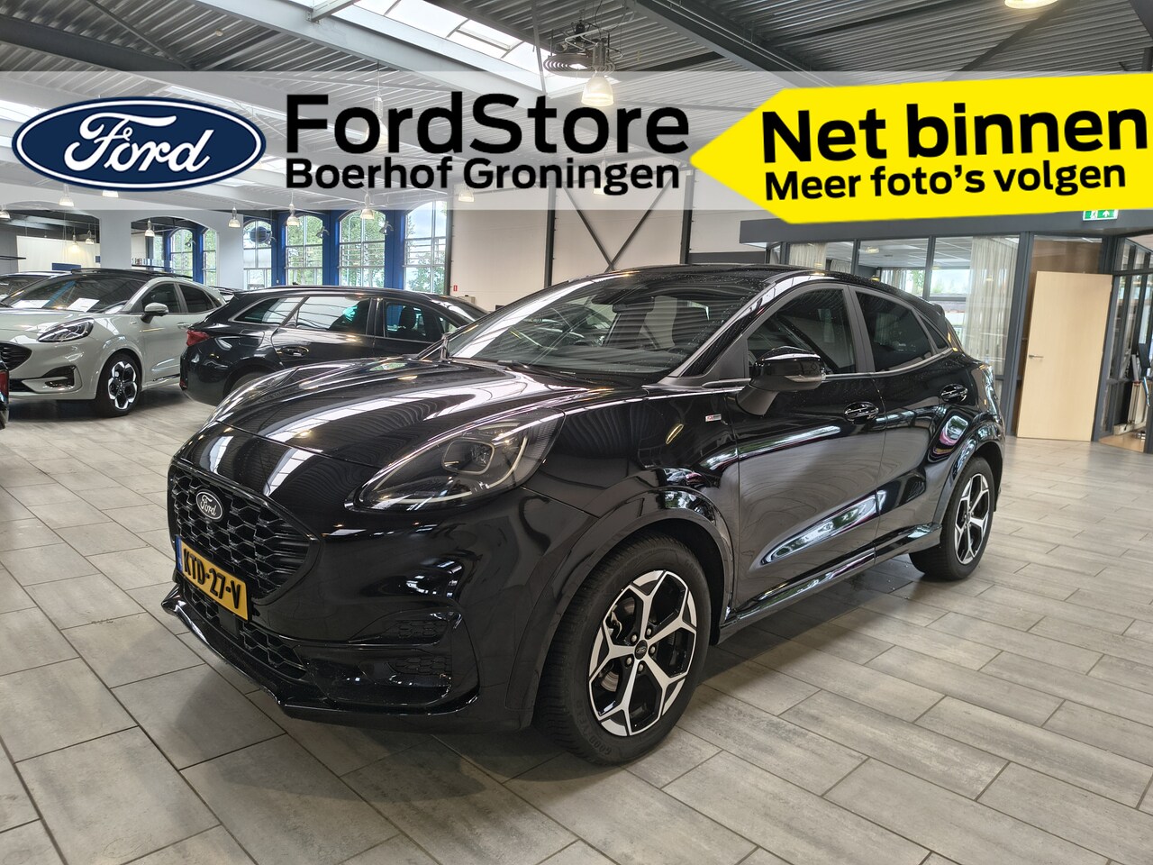 Ford Puma - EcoBoost Hybrid 125 pk ST-Line X | Winter Pack | El. a. klep | B&O | Half leer | Camera | - AutoWereld.nl
