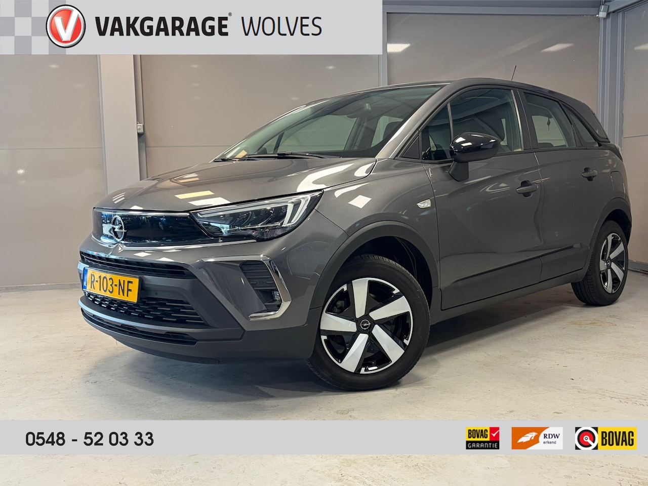 Opel Crossland - 1.2 Turbo Elegance | AUTOMAAT | CAMERA | CARPLAY | WINTERPAKKET | - AutoWereld.nl