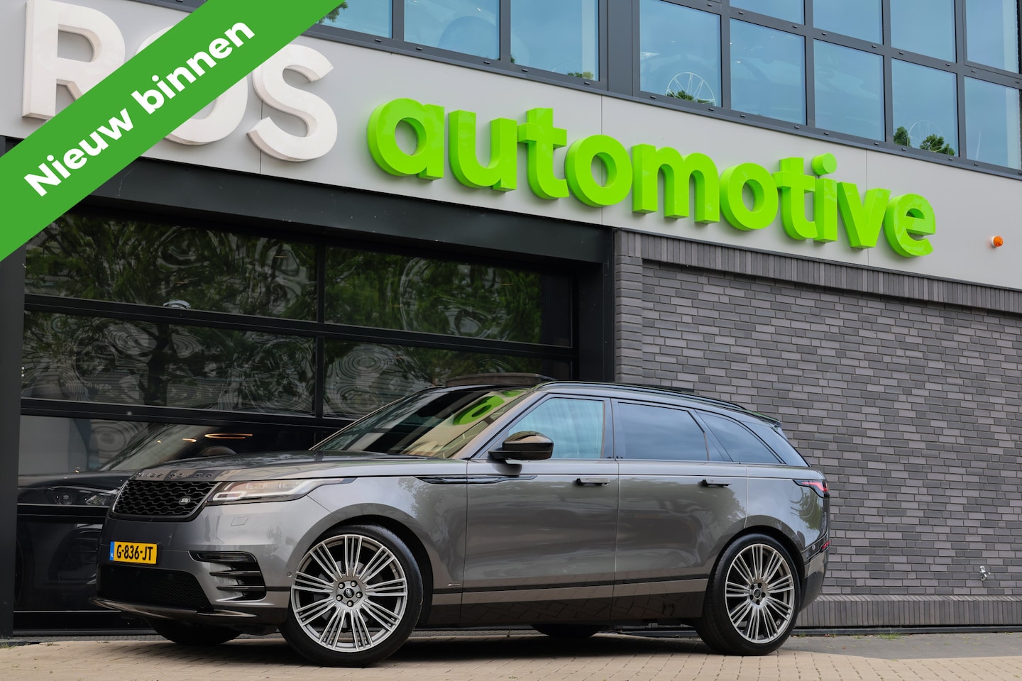 Land Rover Range Rover Velar - 2.0 I4 Turbo AWD R-Dynamic HSE | PANO | LUCHTVERING | MERIDIAN SURROUND | HUD | KEYLESS | - AutoWereld.nl