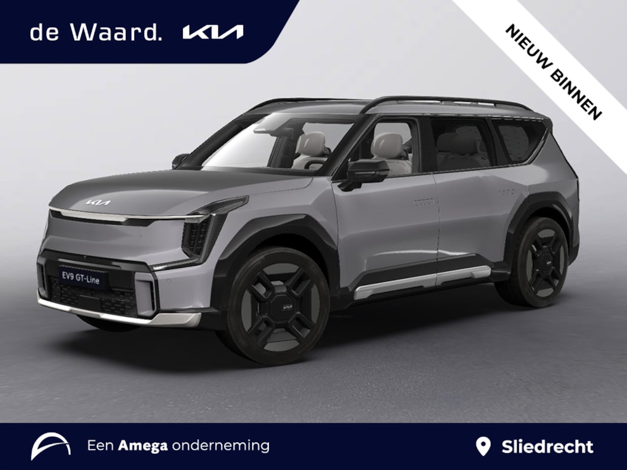Kia EV9 - GT-Line AWD 99.8kWh 385pk | €2.000 VOORDEEL | VEGAN LEDEREN STOELBEKLEDING 'GT-LINE | SCHU - AutoWereld.nl